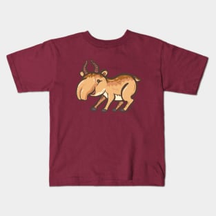 Saiga antelope Kids T-Shirt